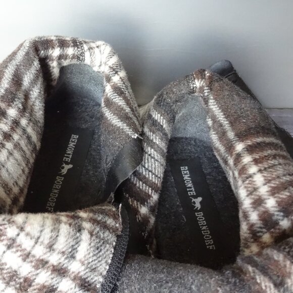 SIZE 40. Remonte Dorndorf black leather boots. - Picture 12 of 16